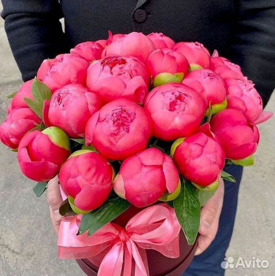 Пионы Розы Доставка