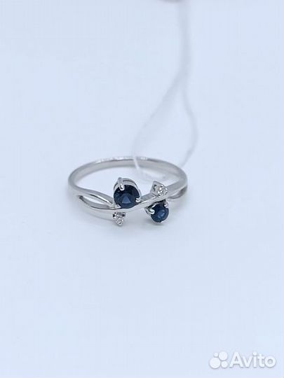 Золотое кольцо с бриллиантом 0р