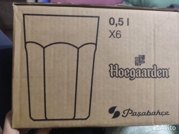 Бокал Hoegaarden Хугарден для пива