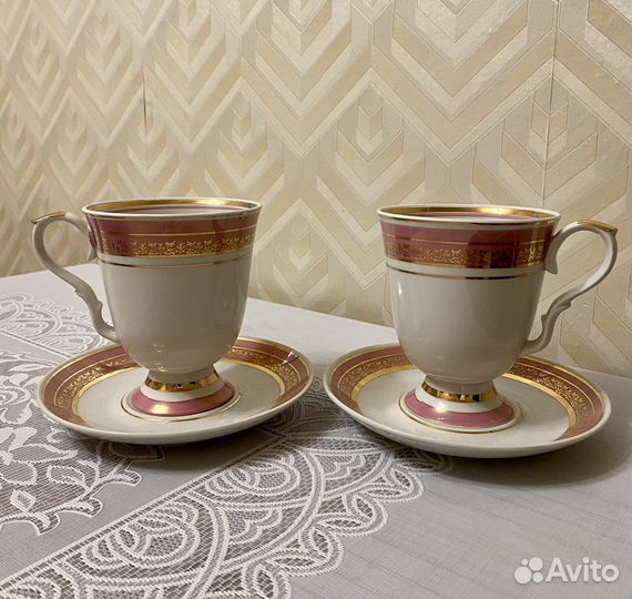 Чайная пара фарфор