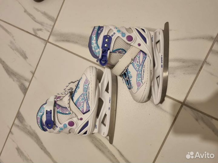 Коньки раздвижные 26-31 для девочки