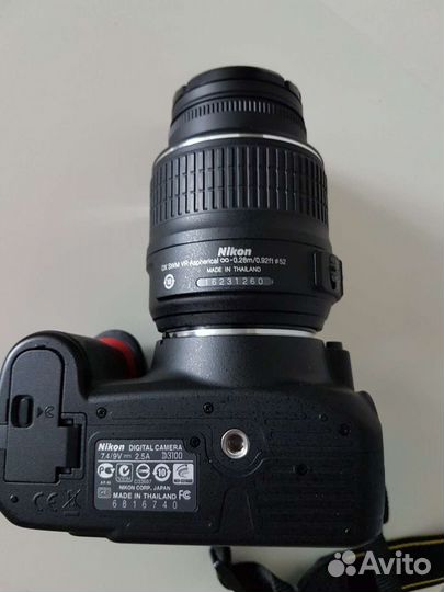 Зеркальный фотоаппарат nikon d3100
