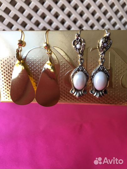 СССР Серьги Бижутерия Раритет