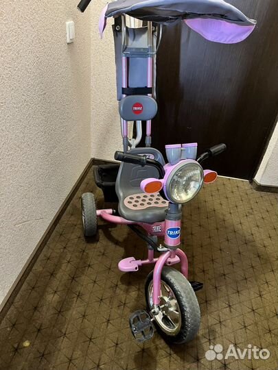 Велосипед 3х колесный с родительской ручкой