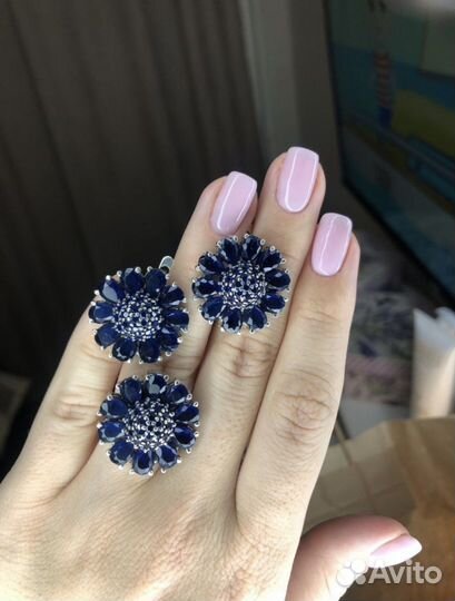 Серебро с камнями