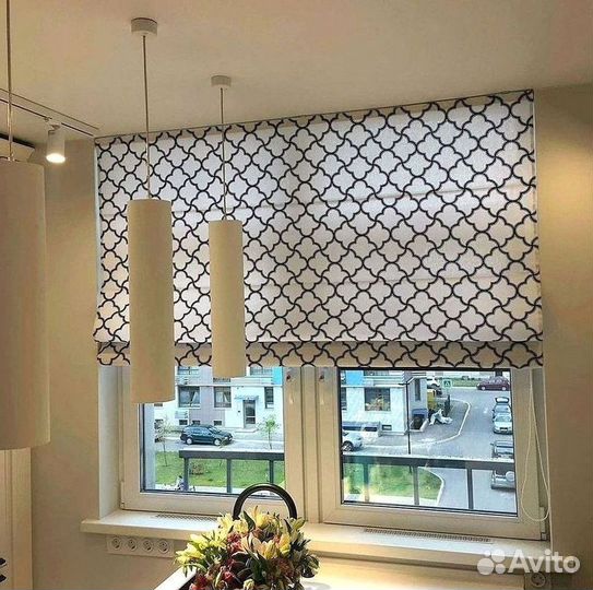 Римские шторы блэкаут