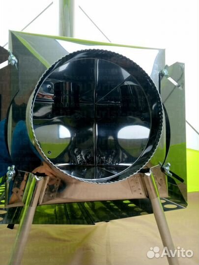 Дровяная печь Средняя на 30 л. c экранами с трех с