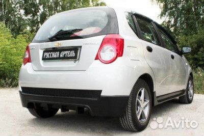 Накладка на задний бампер для Chevrole Aveo