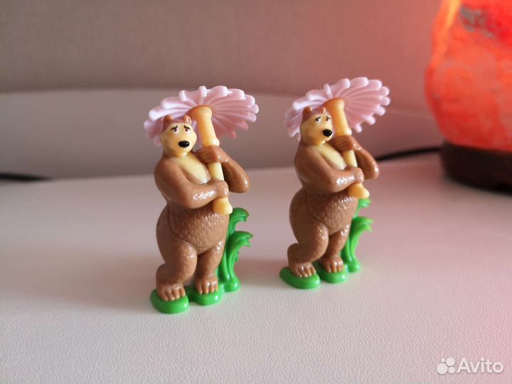 Игрушки Kinder сюрприз Маша и медведь