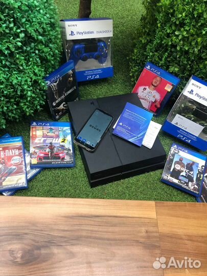Sony playstation 4 slim 1TB-памяти +700игр