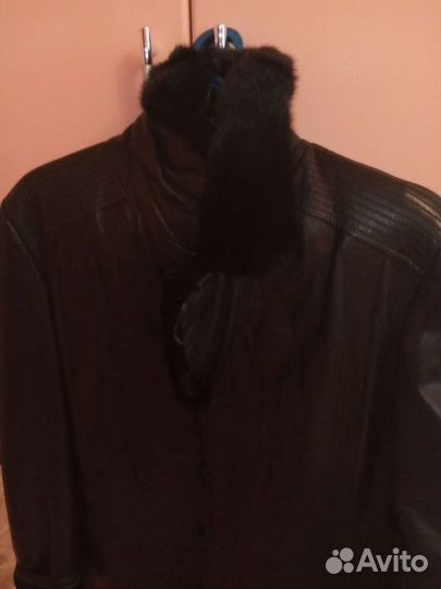 Кожаная куртка мужская 50-52 новая