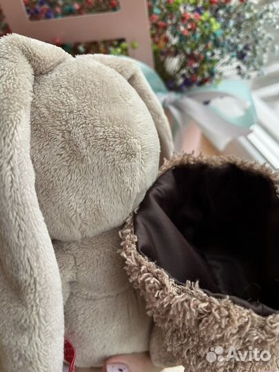 Мягкая игрушка заяц новый