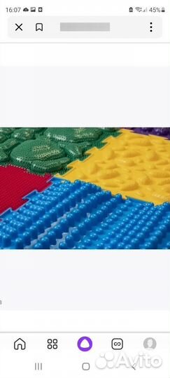 Детский массажный ортопедический коврик