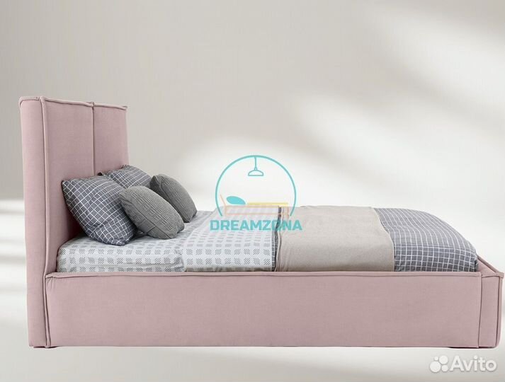 Кровать Лофт с мягким изголовьем