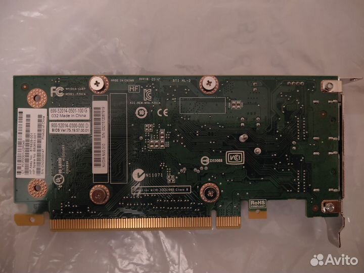 Ретро в/к nvidia GeForce / Quadro и переходники DP