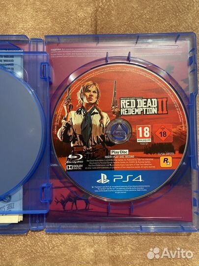 Red dead redemption2 ps4 диск