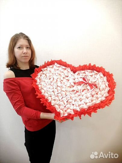 Букеты гиганты из конфет