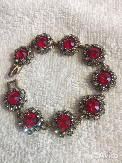 Комплект серьги и браслет