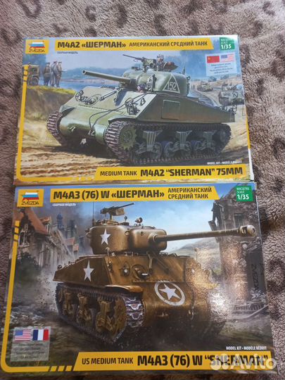 Сборная модель танка M4 Шерман 1/35