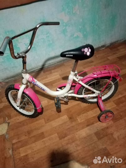 Детский трехколесный велосипед бу