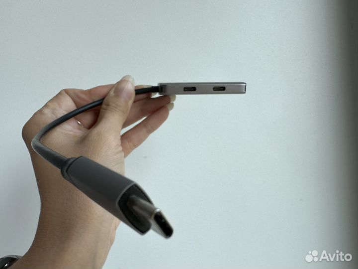 Satechi хаб USB-C Aluminum 4 порта