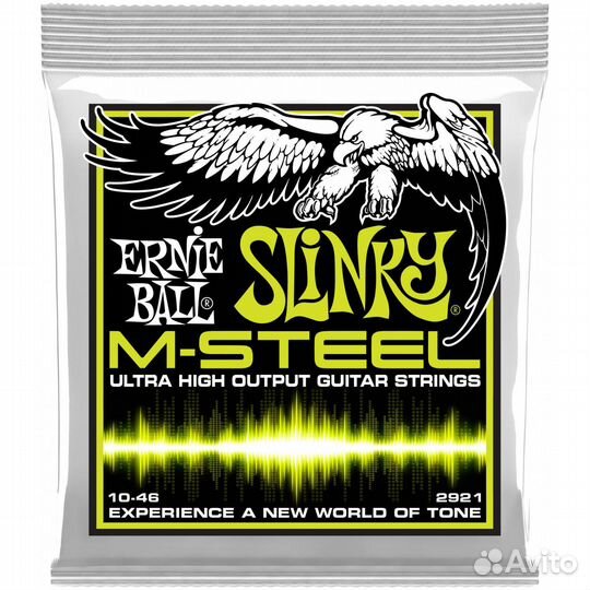 Ernie ball 2921 M-Steel Slinky Regular 10-46