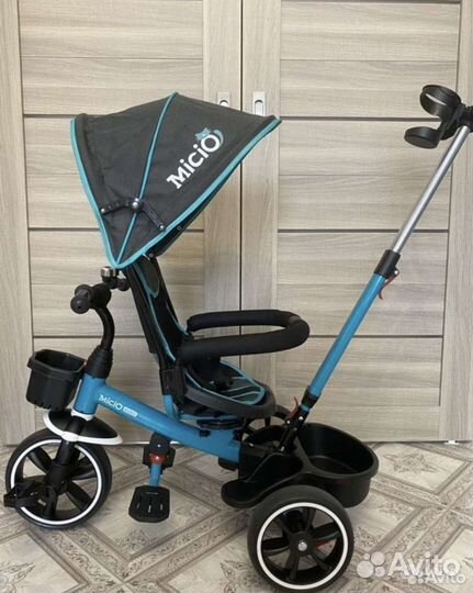 Детский велосипед с родительской ручкой