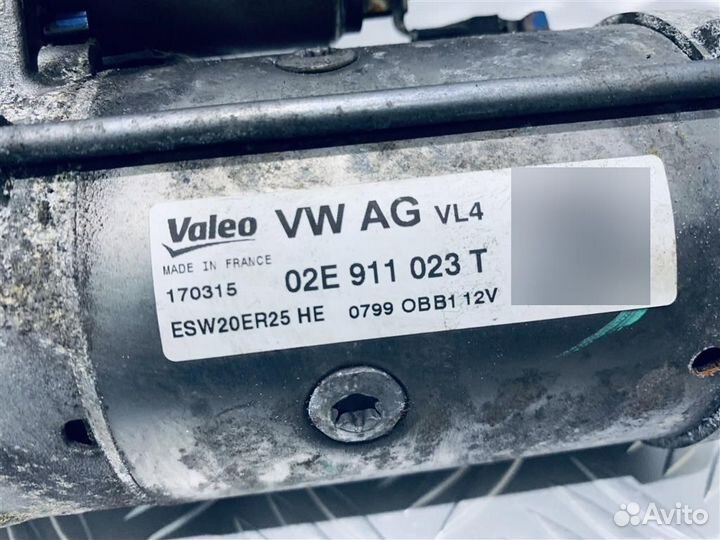 Стартер Volkswagen Passat B8 02E911023T