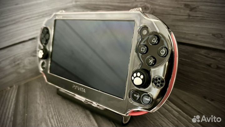 Прошитая Sony PlayStation Vita Slim Red + 128gb