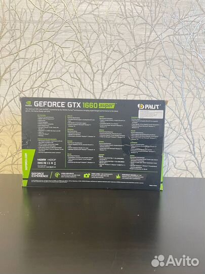 Видеокарта gtx 1660 super 6gb