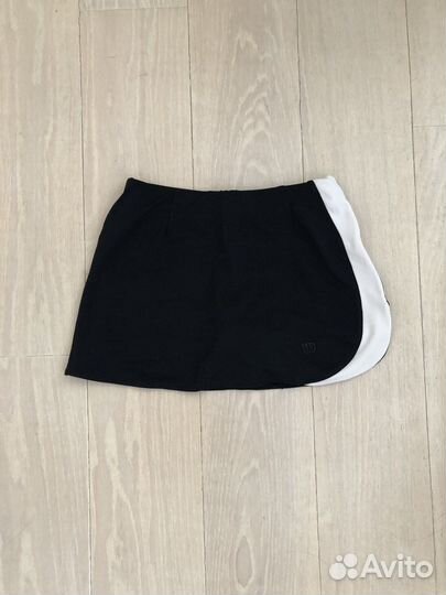 Теннисная юбка wilson (черно-белого цвета)