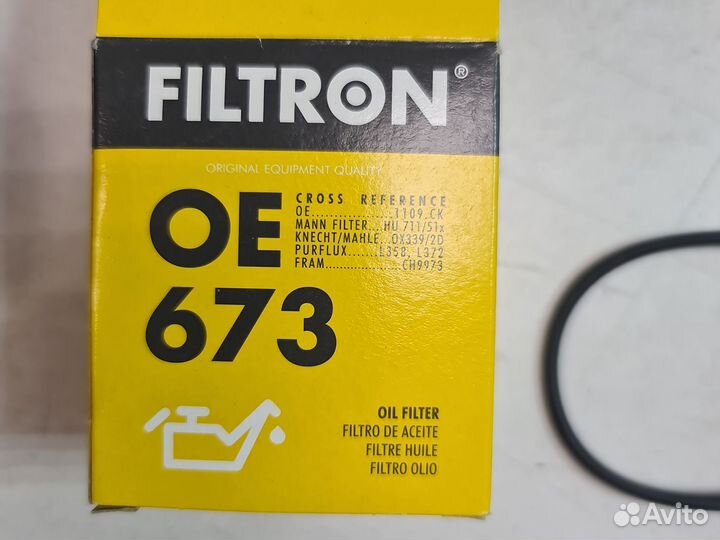 Фильтр масляный Filtron OE673