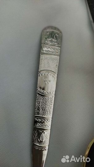 Набор чайных ложек СССР. Нержавейка с позолотой