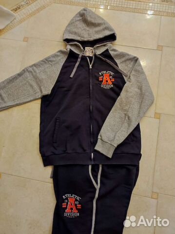 Спортивный костюм теплый трикотаж хлопок, р.54