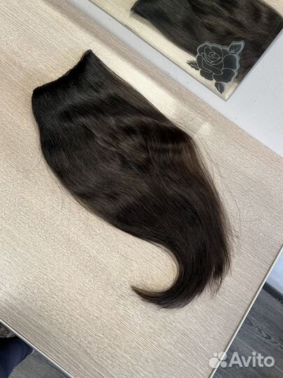 Волосы в трессе для голливудского наращивания б/у