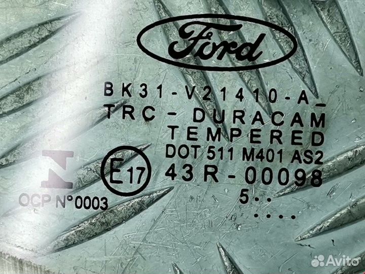 Стекло двери передней правой Ford Transit 6