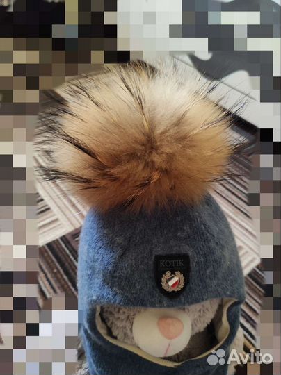 Шапка шлем на мальчика