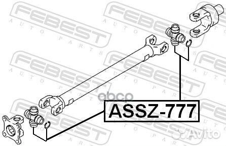 Крестовина карданной передачи assz777 Febest