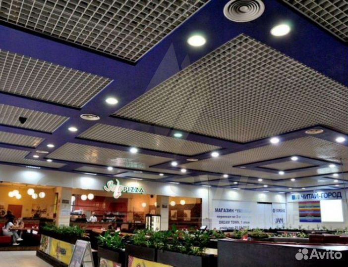 Потолок грильято алюминиевый