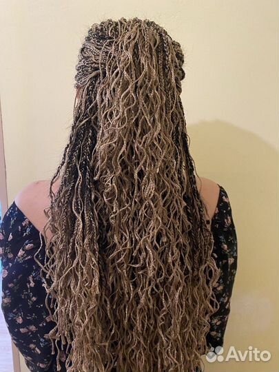 Плетение кос с канекалоном