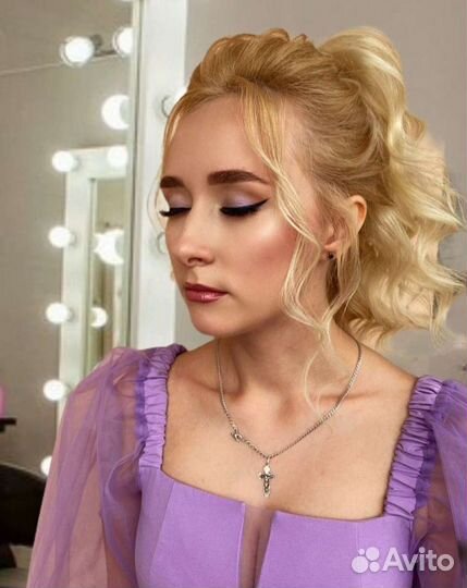 Макияж и прическа