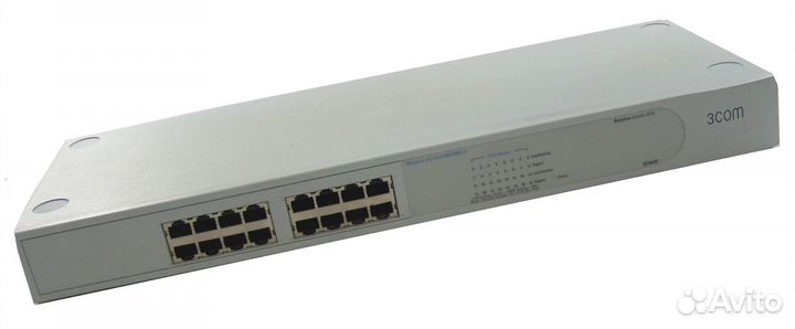 Б/у Коммутатор Baseline 16 ports (с креплением)