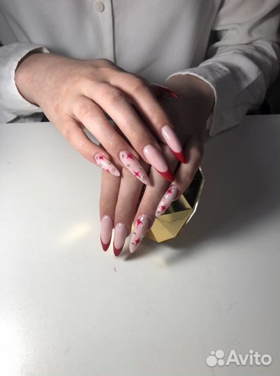 Наращивание Гель лак Укрепление Маникюр ногтей