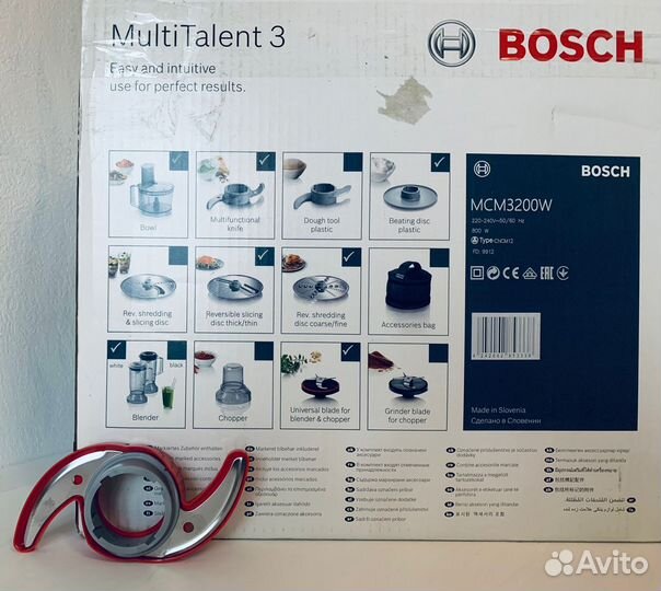 Запчасти к кухонному комбайну bosch Multitalent3