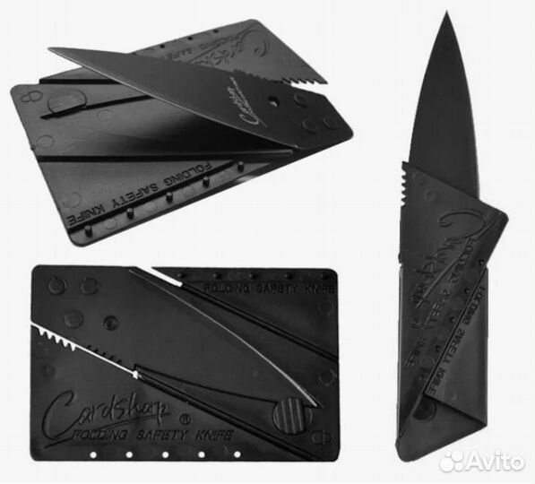 Нож кредитка визитка карта