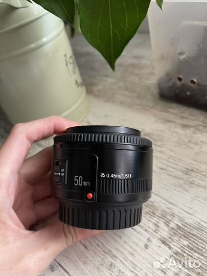 Объектив yongnuo 50mm f1 8