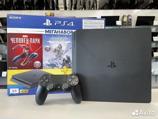 PS4 Slim 500-1000 Gb (отличное состояние)