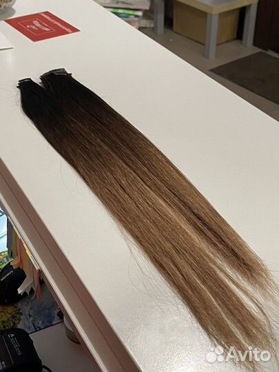 Волосы для наращивания 60 см бу