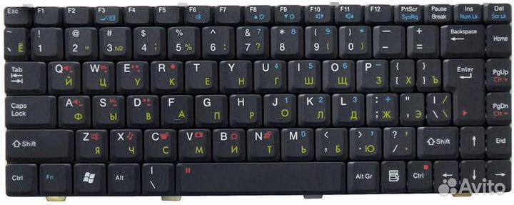 Клавиатура для MSI S260 S250 черная p/n: K022405E