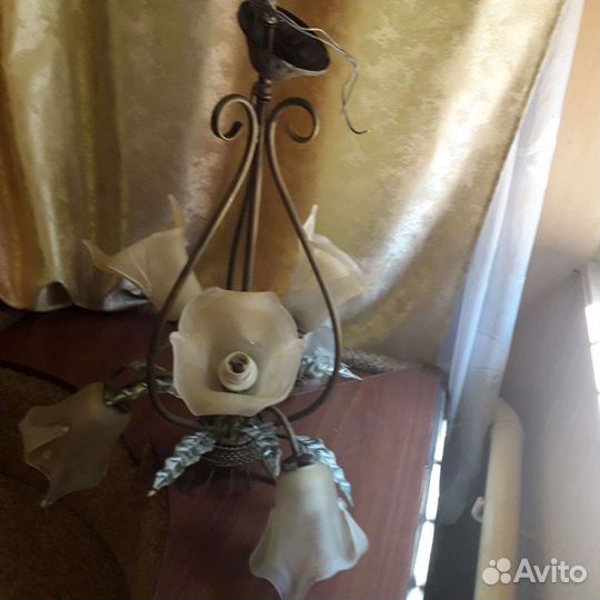 Люстра потолочная бу